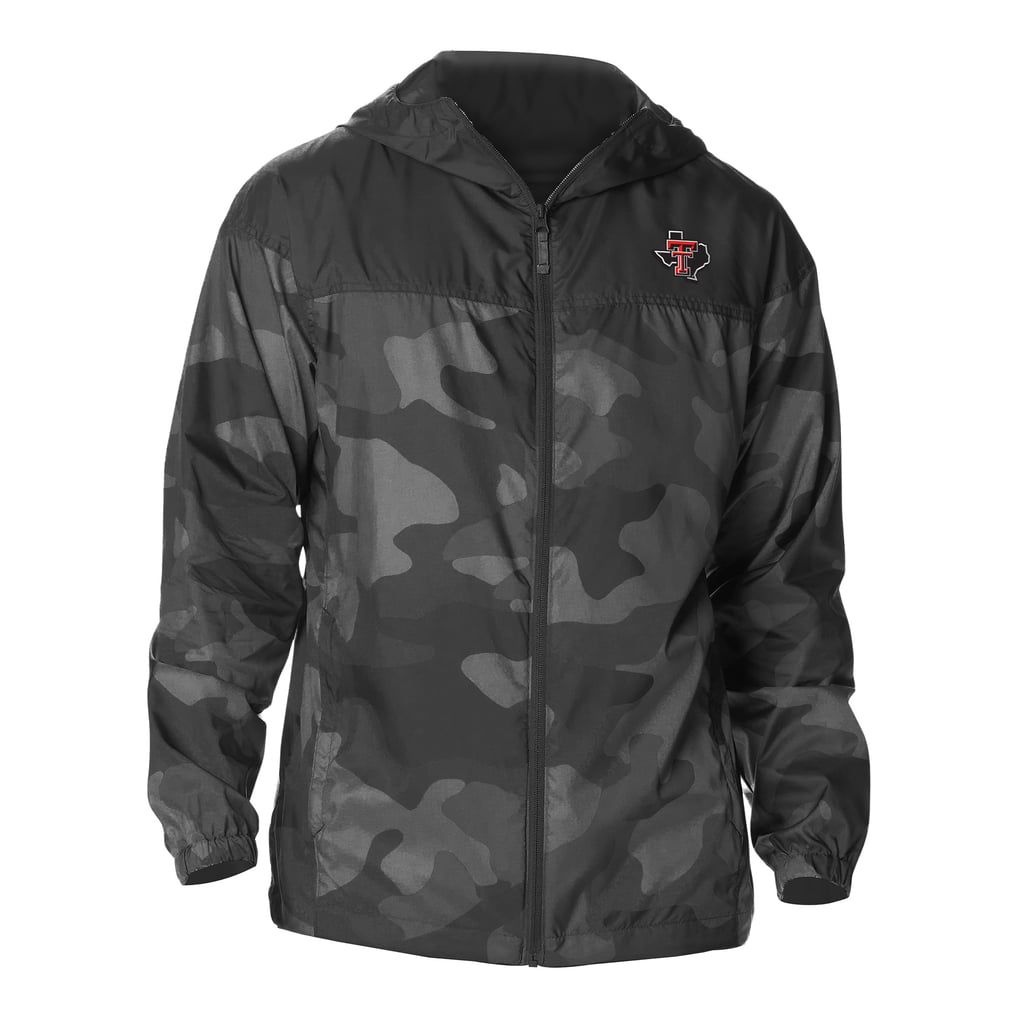  Texas Tech Red Raiders Columbia Flash Challenger Novelty Omni-Tech Full-Zip Windbreaker Jacket - Black